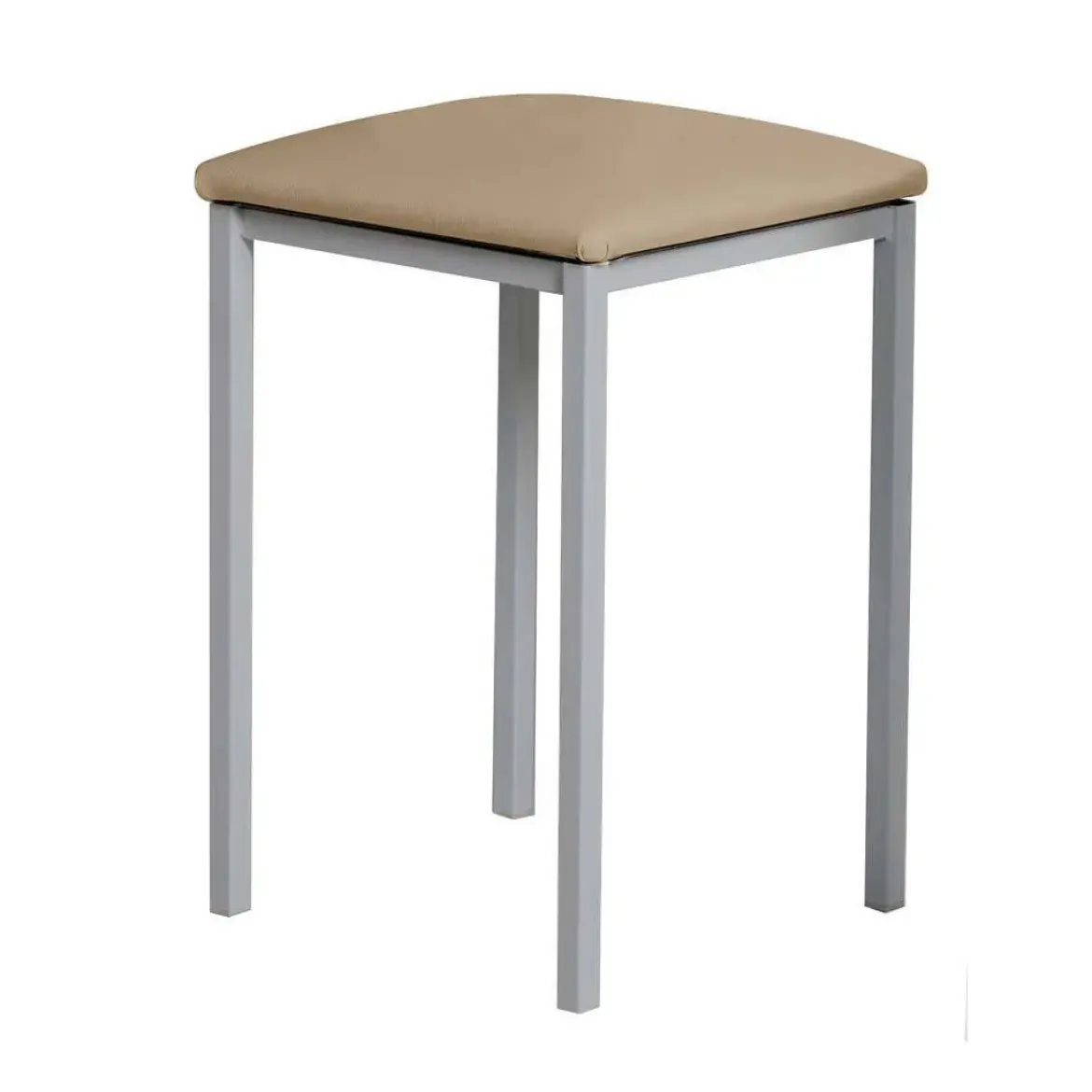 Taburete de Cocina de Metal con Asiento Tapizado 780/AL