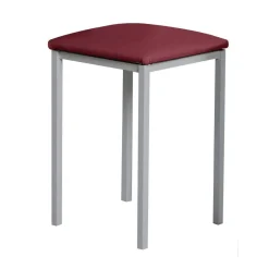 Taburete de Cocina de Metal con Asiento Tapizado 780/AL