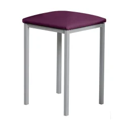 Taburete de Cocina de Metal con Asiento Tapizado 780/AL