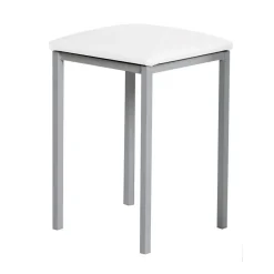 Taburete de Cocina de Metal con Asiento Tapizado 780/AL