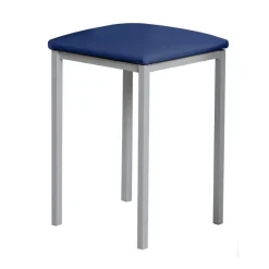 Taburete de Cocina de Metal con Asiento Tapizado 780/AL
