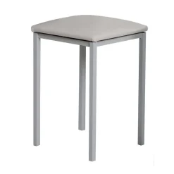 Taburete de Cocina de Metal con Asiento Tapizado 780/AL