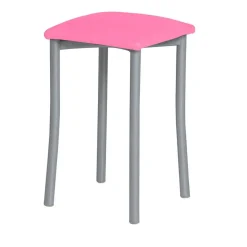 Taburete de Cocina de Metal con Asiento Tapizado 936/AL