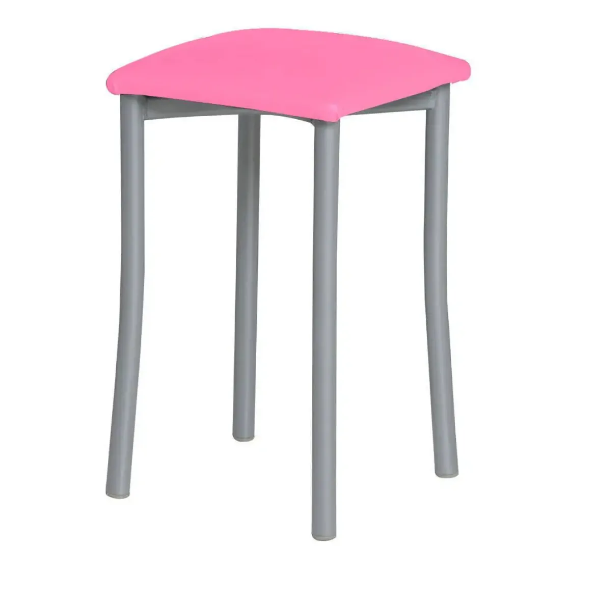 Taburete de Cocina de Metal con Asiento Tapizado 936/AL