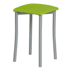 Taburete de Cocina de Metal con Asiento Tapizado 936/AL