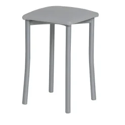 Taburete de Cocina de Metal con Asiento Tapizado 936/AL