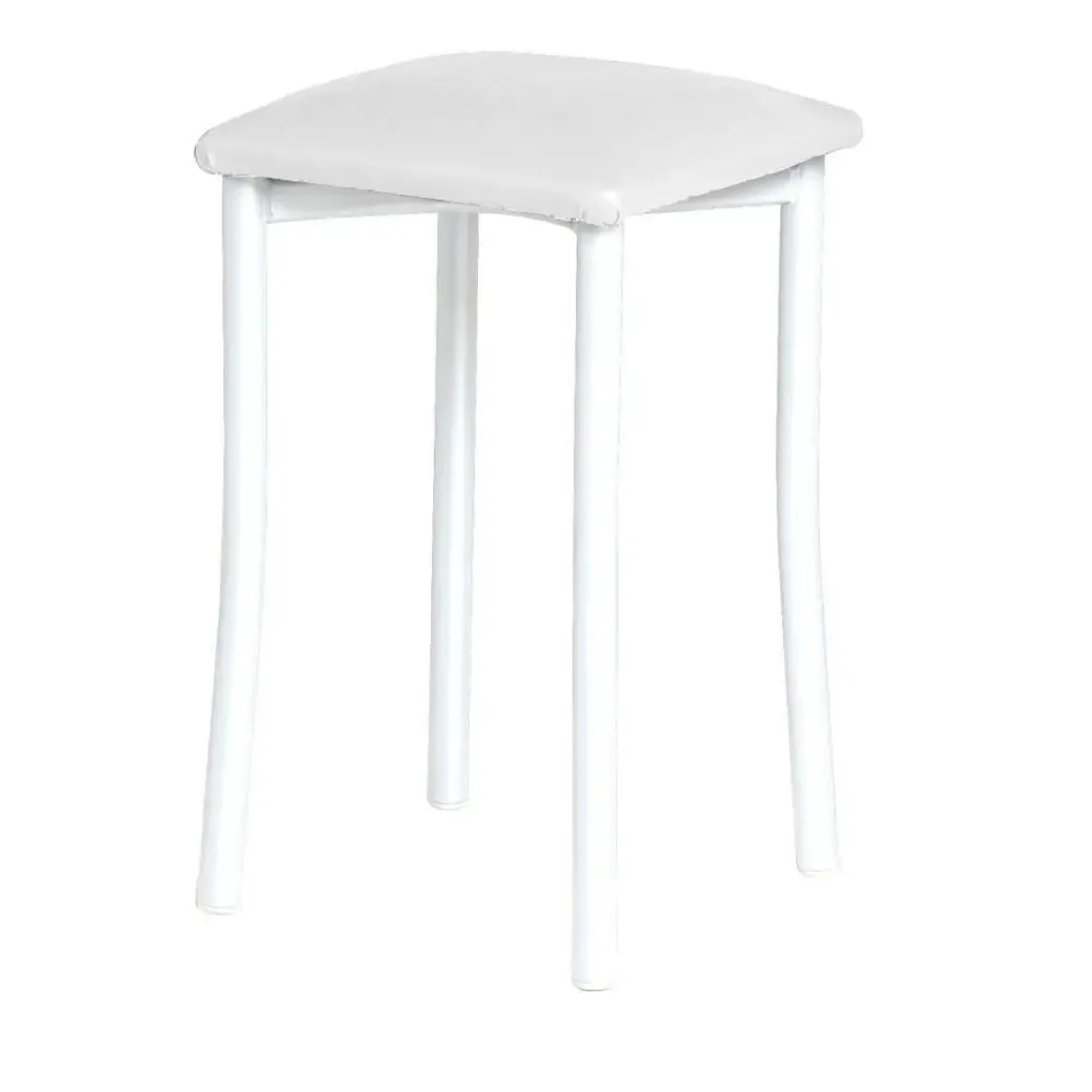 Taburete de Cocina de Metal con Asiento Tapizado 936/BL