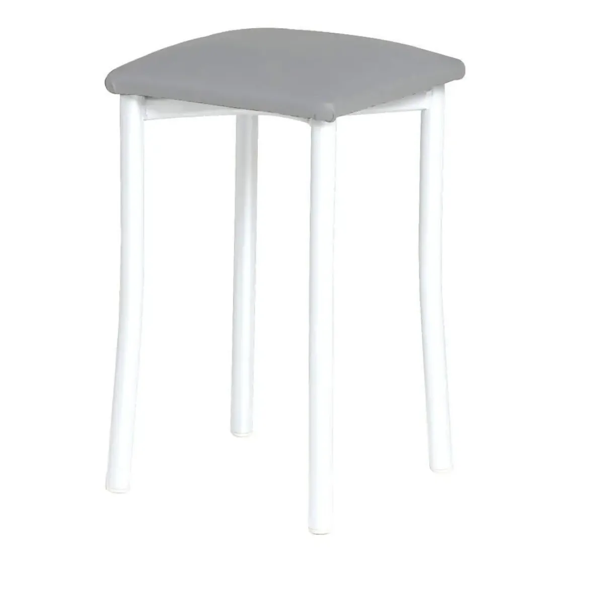 Taburete de Cocina de Metal con Asiento Tapizado 936/BL