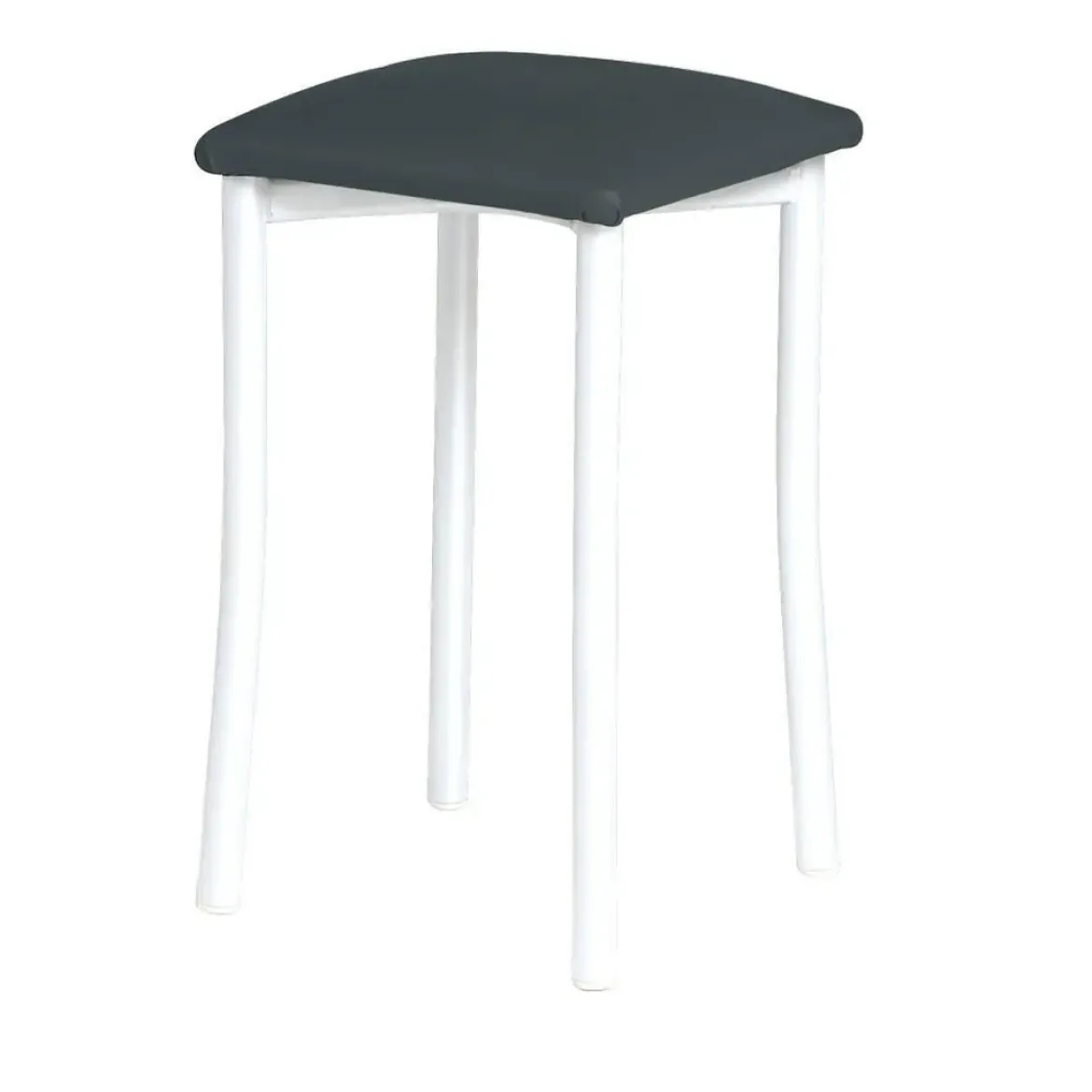 Taburete de Cocina de Metal con Asiento Tapizado 936/BL