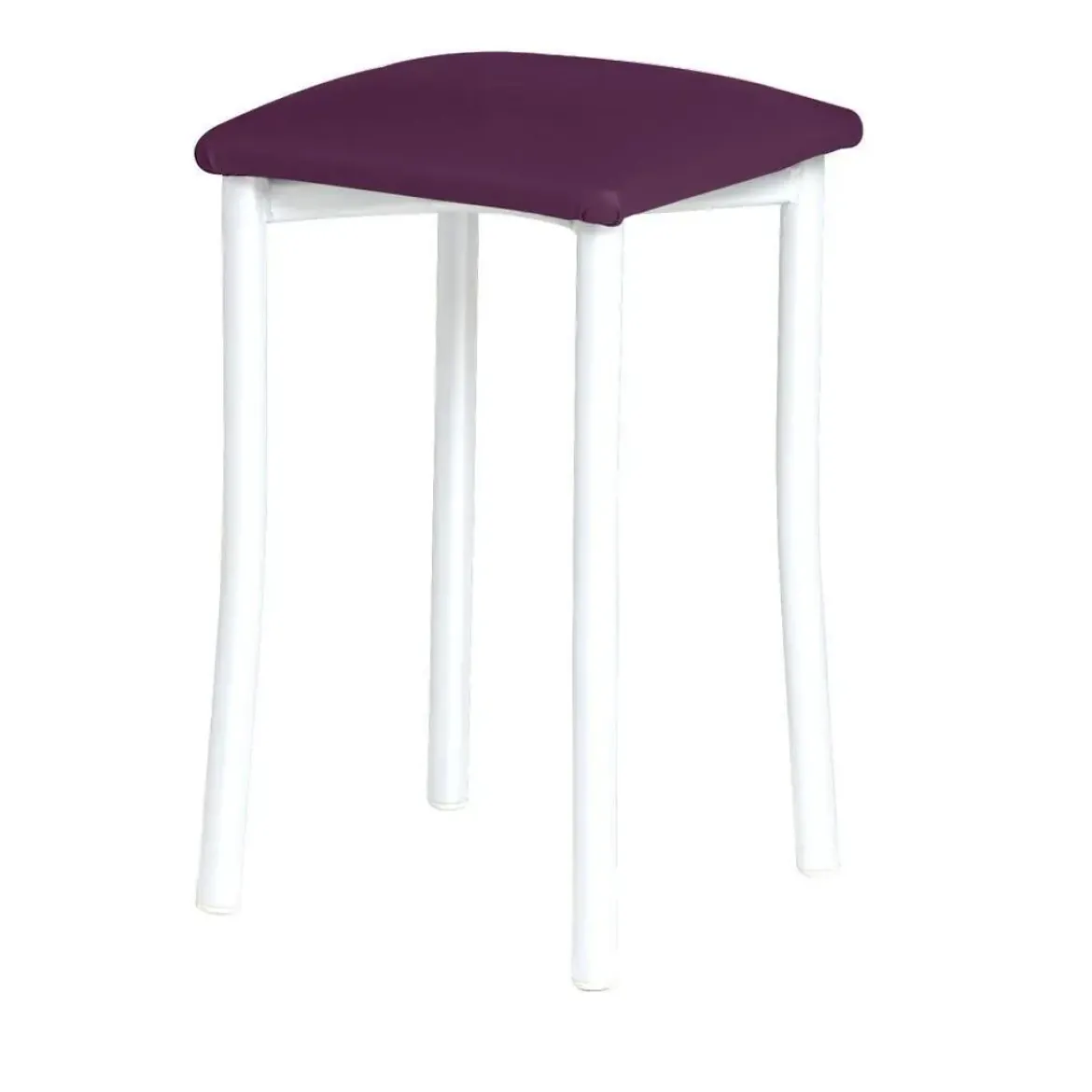 Taburete de Cocina de Metal con Asiento Tapizado 936/BL