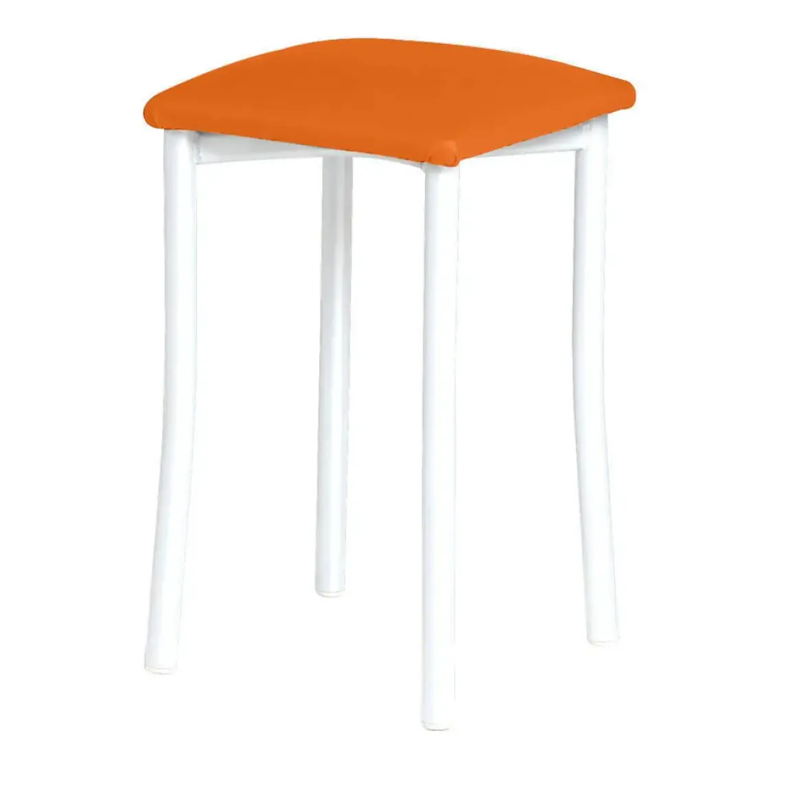 Taburete de Cocina de Metal con Asiento Tapizado 936/BL
