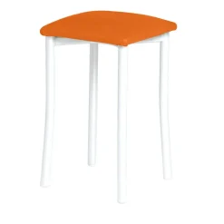 Taburete de Cocina de Metal con Asiento Tapizado 936/BL