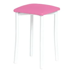 Taburete de Cocina de Metal con Asiento Tapizado 936/BL