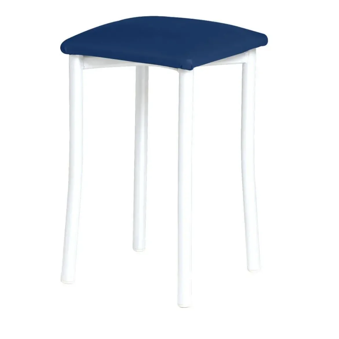 Taburete de Cocina de Metal con Asiento Tapizado 936/BL