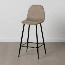 Taburete de Salón con Patas Metálicas