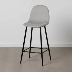 Taburete de Salón con Patas Metálicas