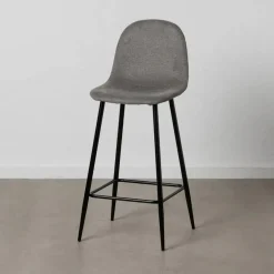 Taburete de Salón con Patas Metálicas