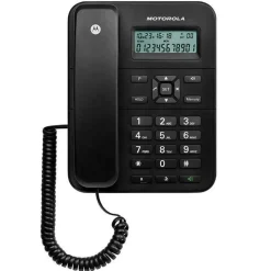 Telefono Fijo MOTOROLA CT202 en color negro