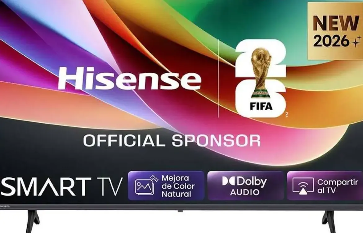 Televisor 32" HISENSE Full HD Smart TV con Dolby Audio 32A4S