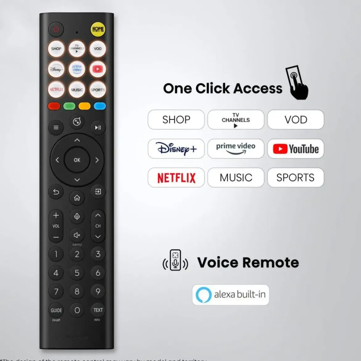 Televisor 43" HISENSE 4K UHD con Smart TV IA 60 Hz 43A6S