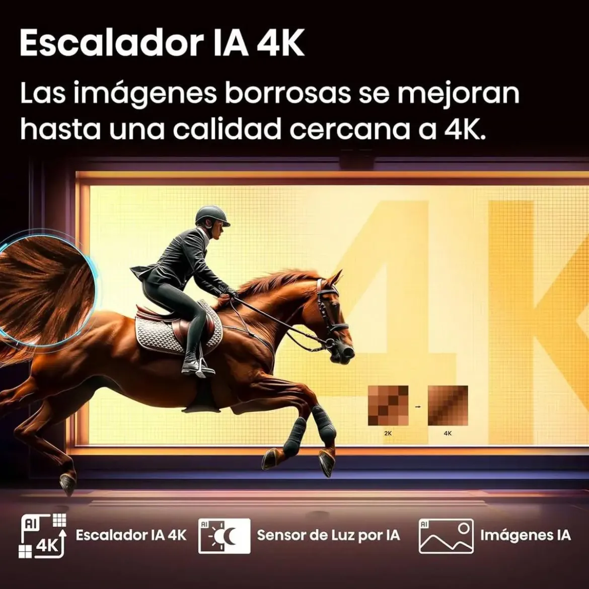 Televisor Hisense 75" QLED Smart 4K Dolby Vision Atmos 75E7KQ