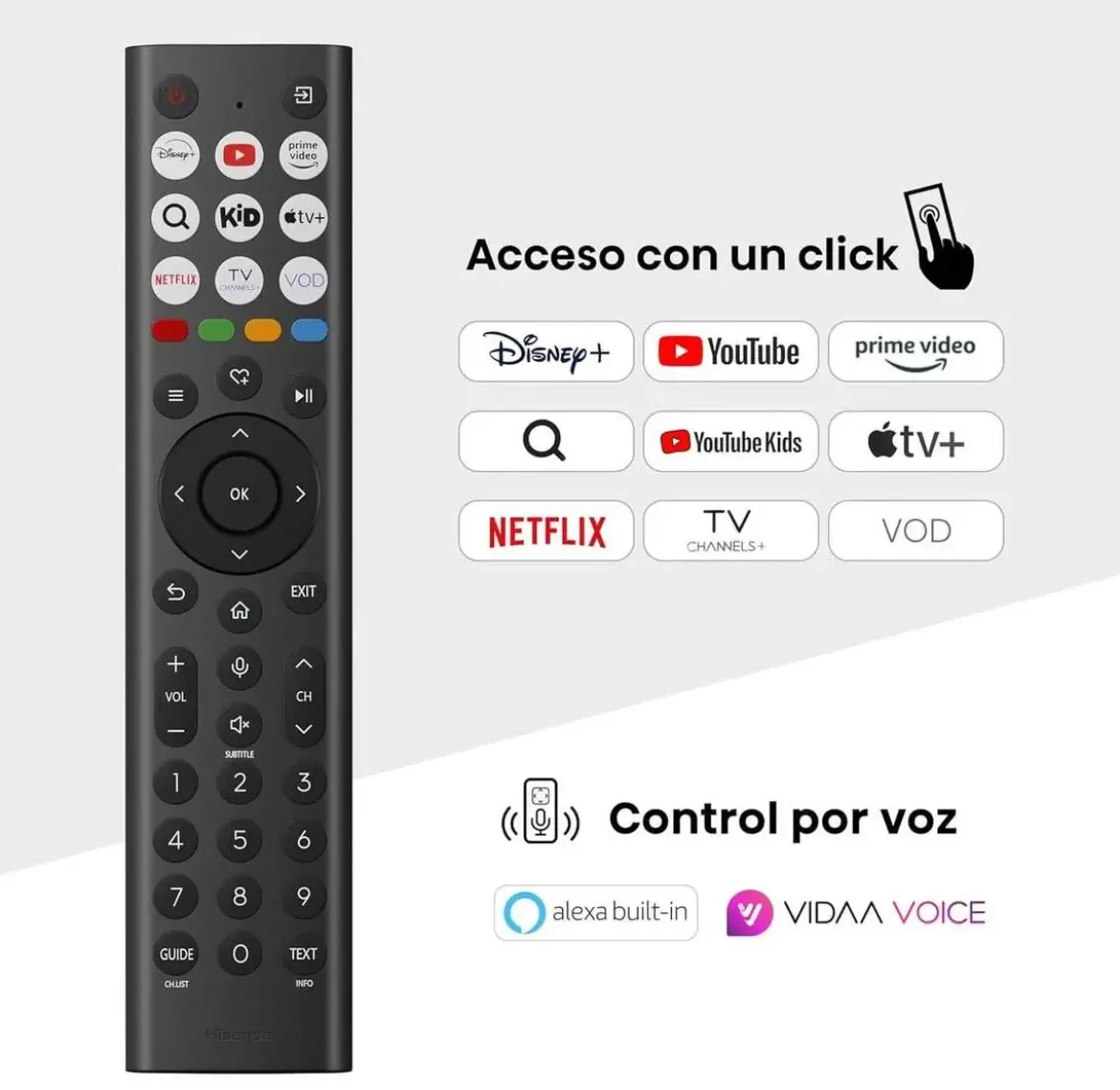 Televisor Hisense 75" QLED Smart 4K Dolby Vision Atmos 75E7KQ