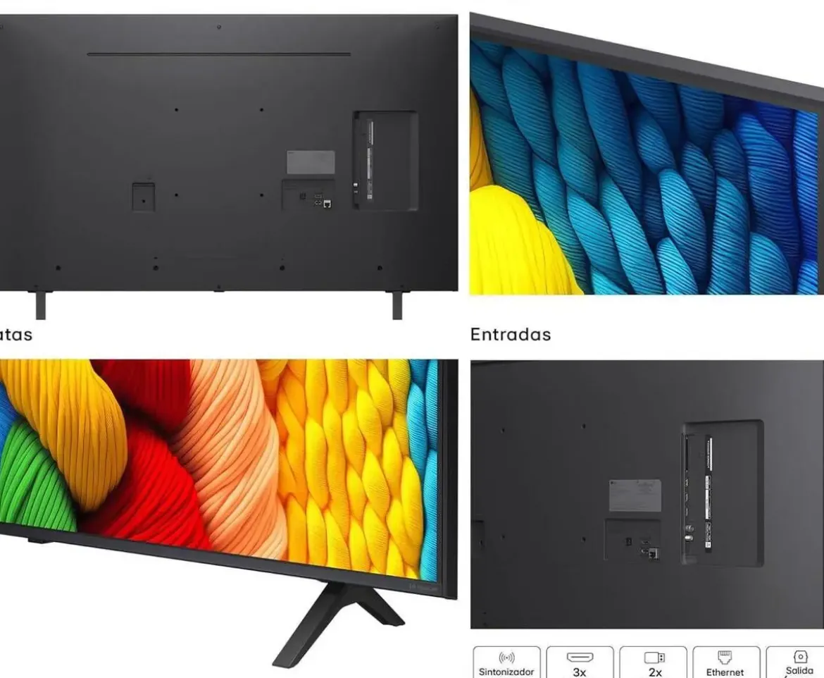 Televisor LG 50" 4K NanoCell Smart TV 50NANO80A6B Artículo de Exposición