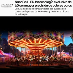 Televisor LG 55" NanoCell 4K 60Hz Smart TVWebOS 55NANO80A6B Artículo de Exposición