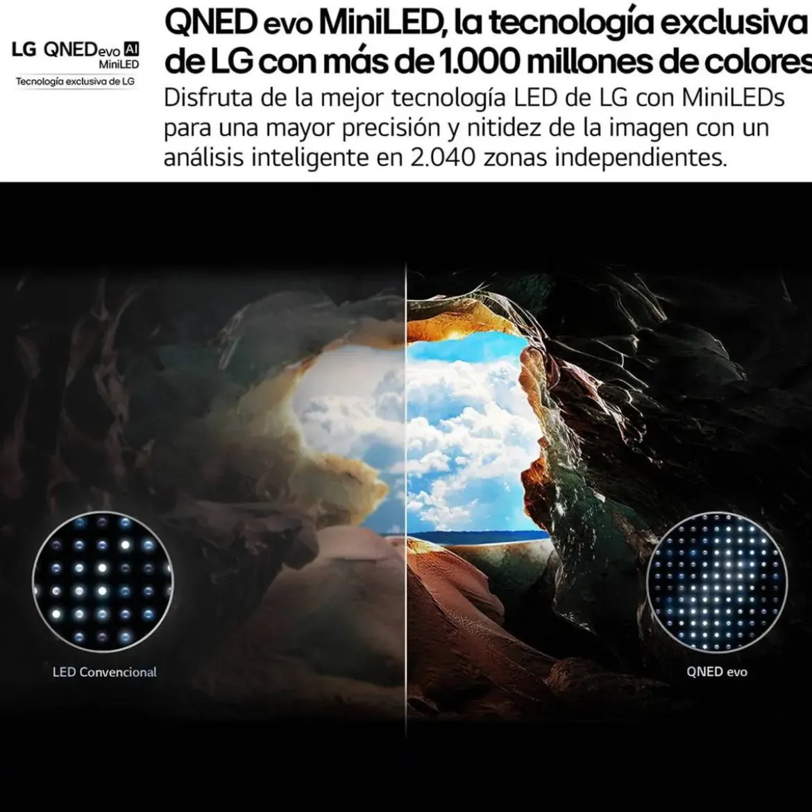 Televisor 75" LG QNED 4K 60Hz Smart TV AI75QNED84A6C