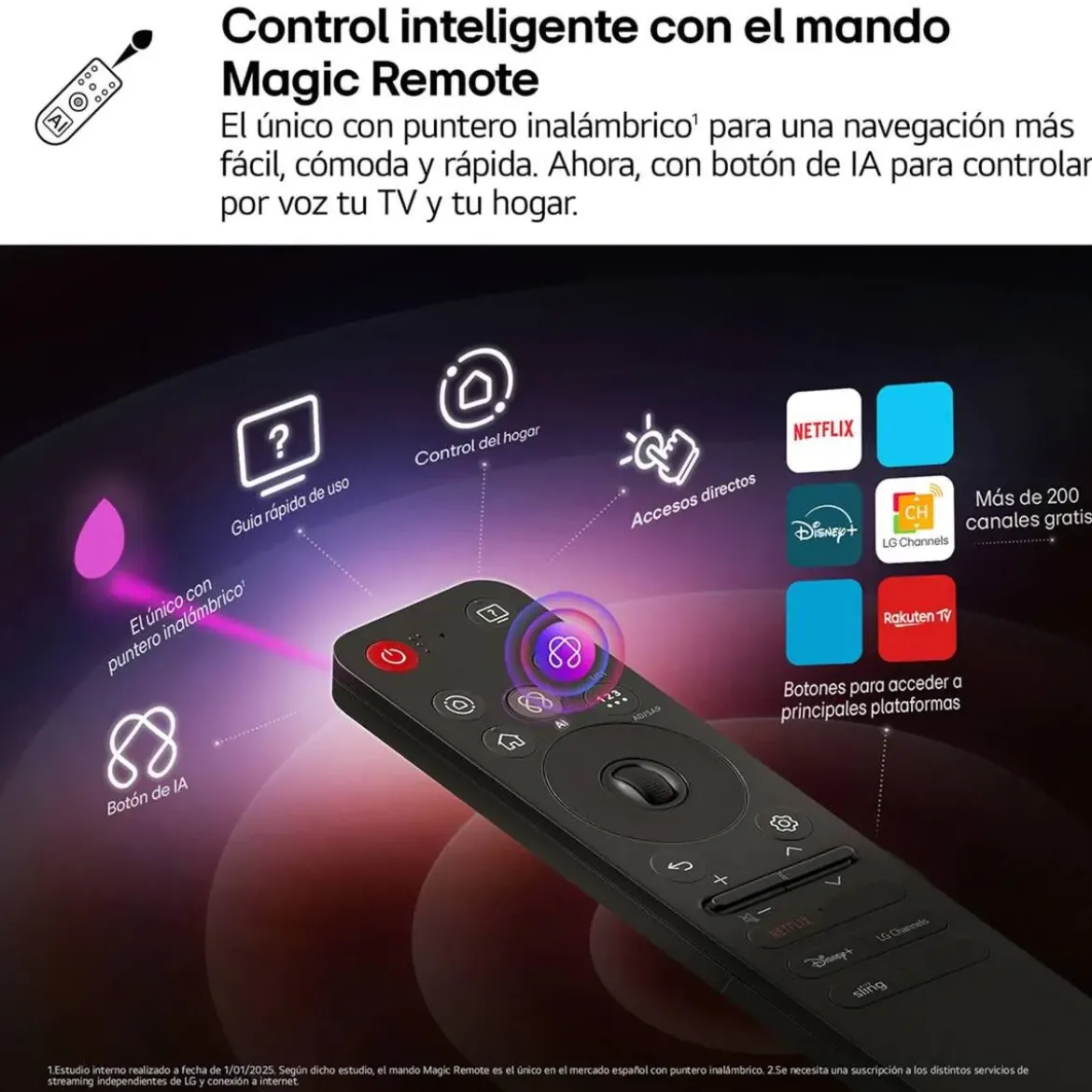 Televisor 75" LG QNED 4K 60Hz Smart TV AI75QNED84A6C