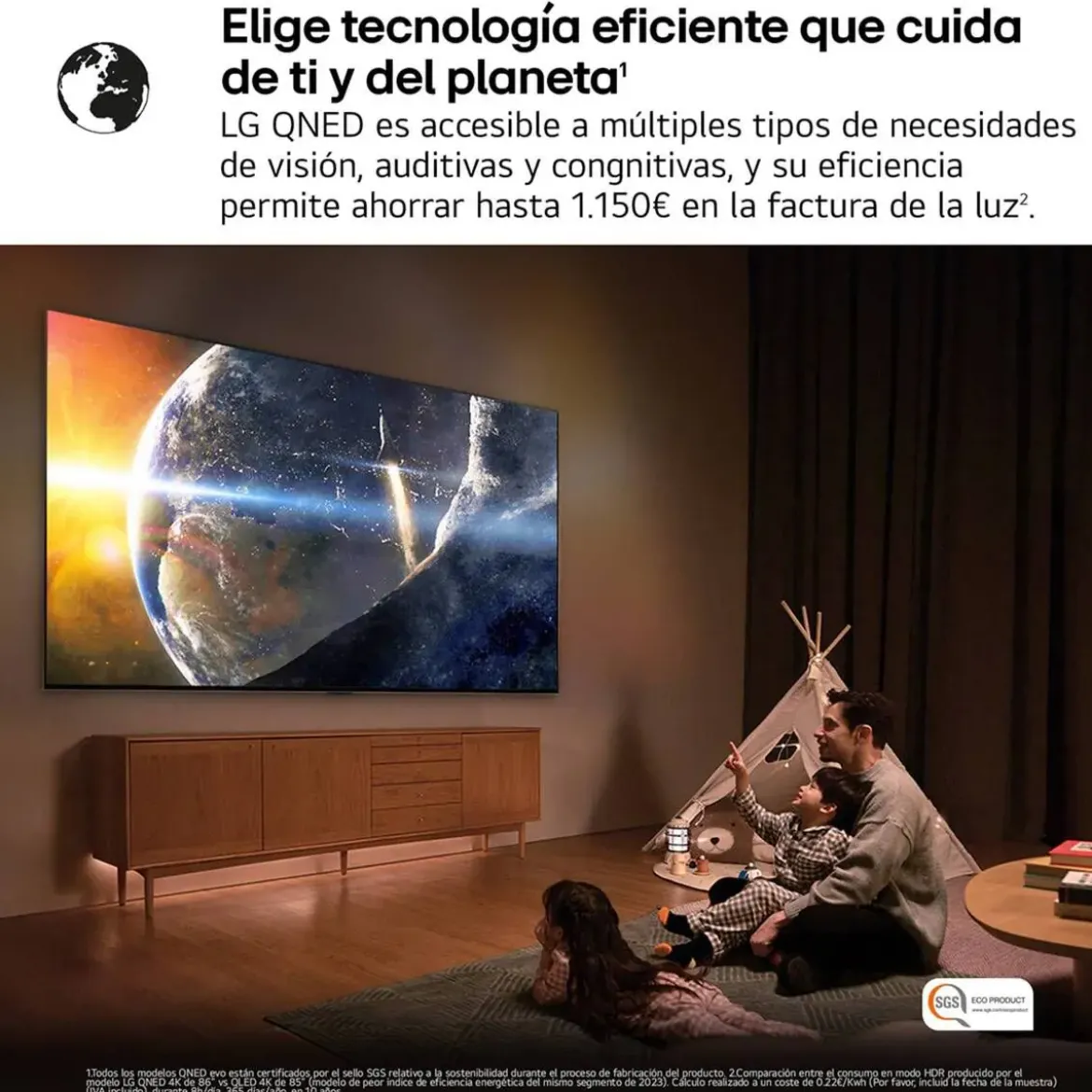 Televisor 75" LG QNED 4K 60Hz Smart TV AI75QNED84A6C