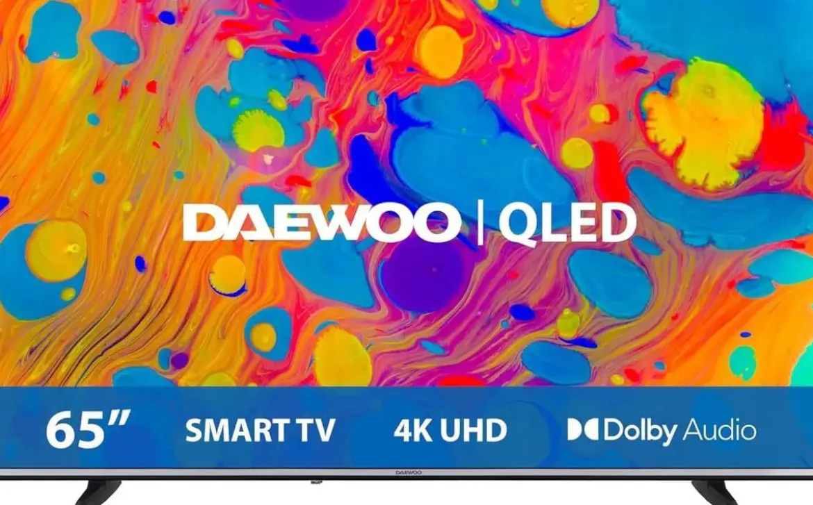 Televisor QLED 65” 4K UHD Smart TV VIDAA DAEWOO 65DM55QV