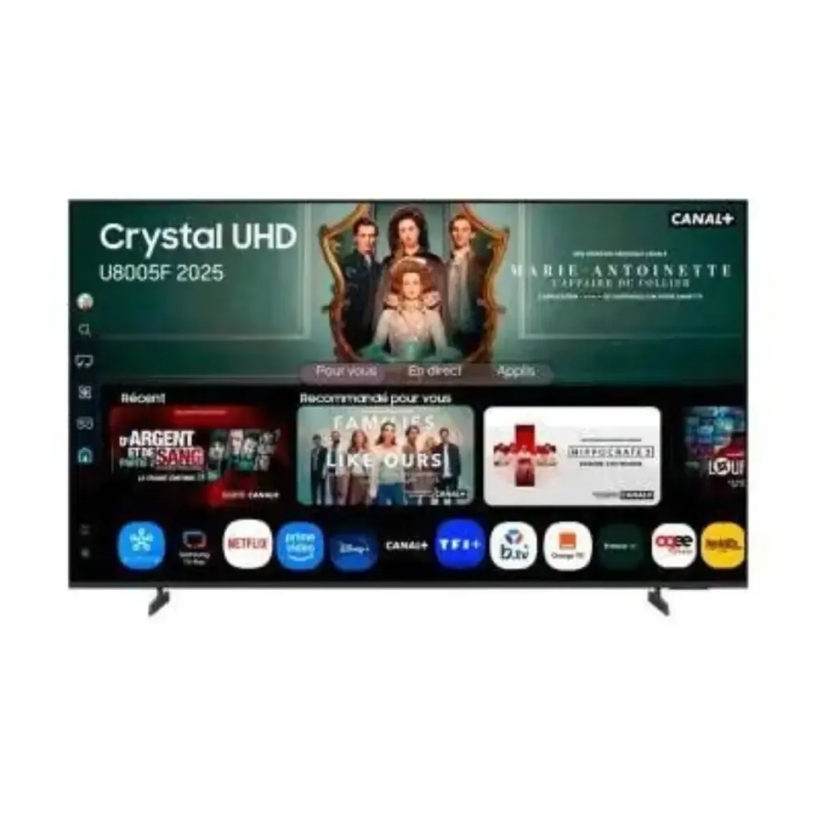 Televisor SAMSUNG 50" 4K UHD Crystal Processor TU50U8005F Artículo de Exposición