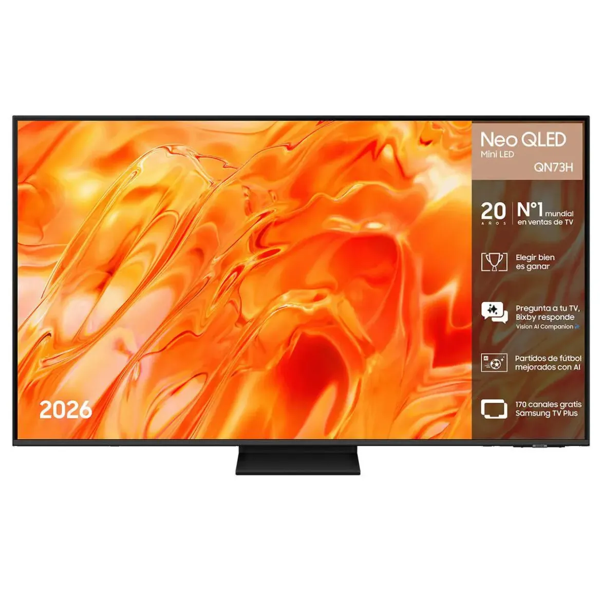 Televisor 75" Samsung Neo QLED 4K con NQ4 AI Processor TQ75QN73H