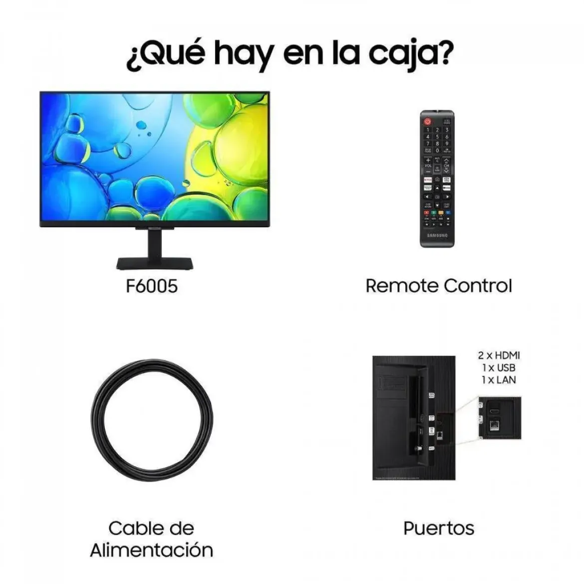 Televisor SAMSUNG 24" Smart TV Full HD HDR10+ TU24F6005FKXSP