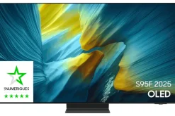 Televisor 83" SAMSUNG TQ83S95FAE OLED 4K con IA y Glare Free S95F