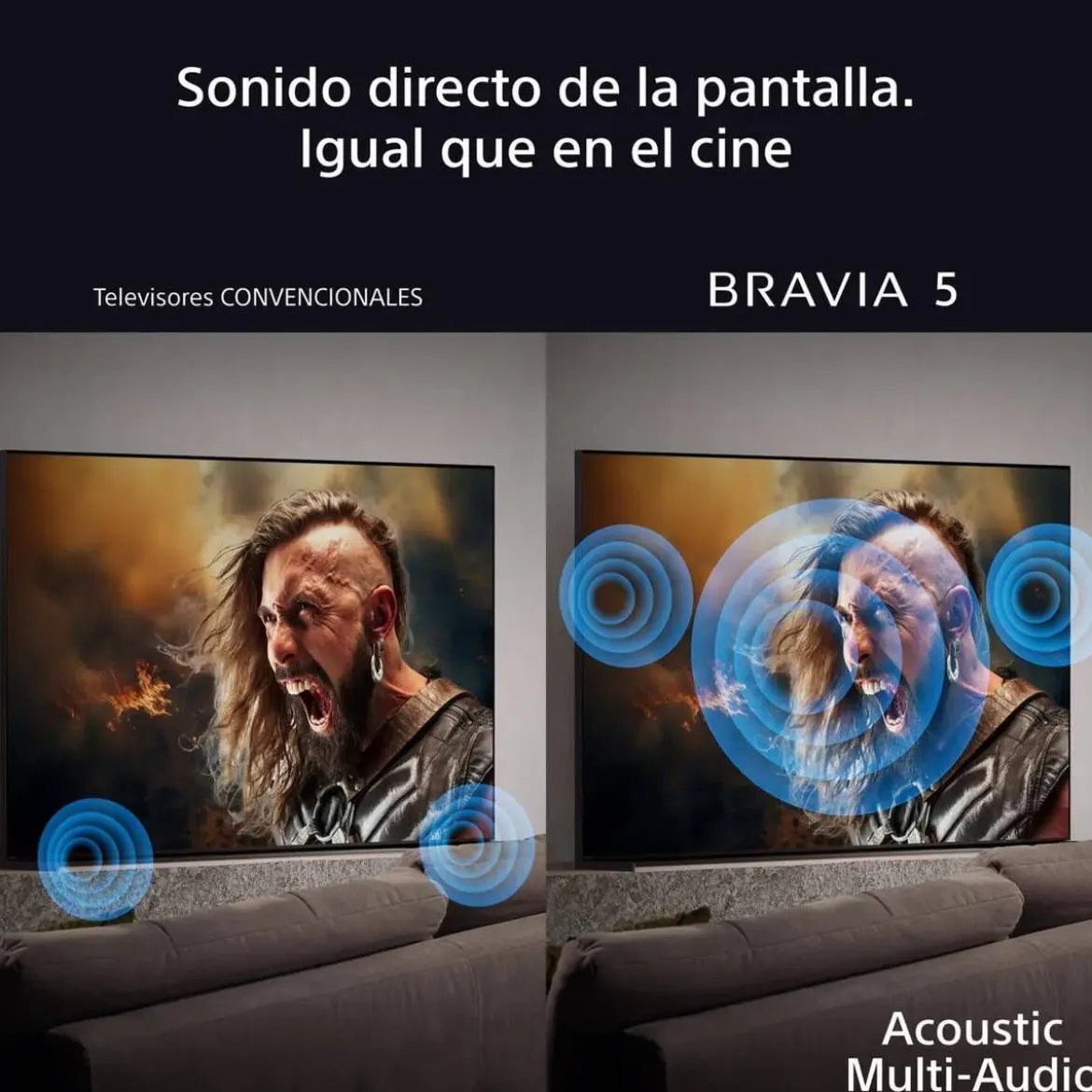 Televisor SONY 55" 4K HDR K55XR55B Artículo de Exposición