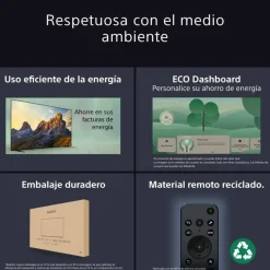 Televisor SONY 75" 4K K75XR55BP Artículo de Exposición