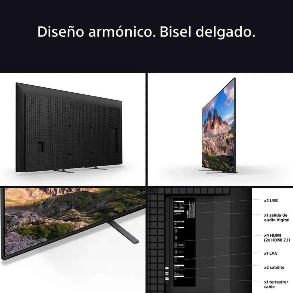 Televisor SONY 75" 4K K75XR55BP Artículo de Exposición