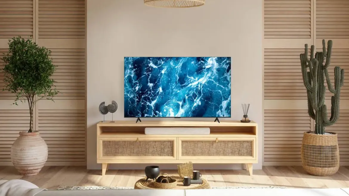 Televisor 55" TCL QLED 4K con Google TV 55T69C