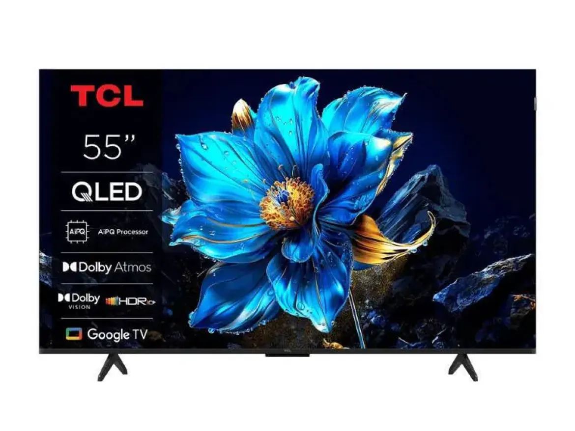 Televisor 55" TCL QLED 4K con Google TV 55T69C