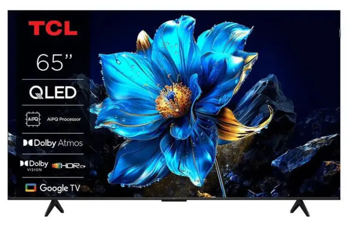 Televisor 65" TCL QLED 4K con Google TV 65T69C