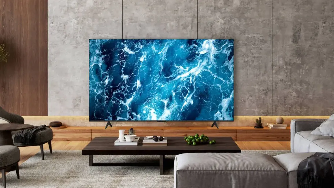 Televisor 75" TCL QLED 4K con Google TV y Dolby Atmos 75T69C