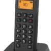Teléfono Inalámbrico SPC Keops Negro Identificador Llamadas Agenda 50 Números 7334N
