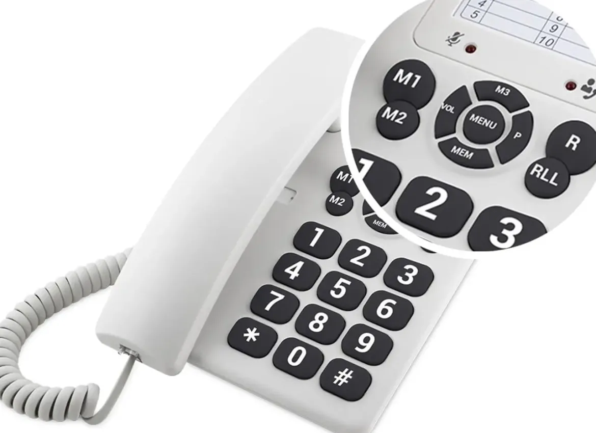 Teléfono SPC Bipieza M/L Blanco 3602