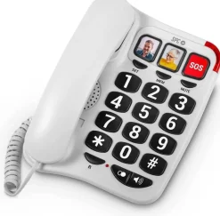 Teléfono SPC Teclas Grandes Confort Numbers 2 Blanco 3295B