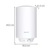 Termo Eléctrico AIRAWA 80L 1500W Vertical Blanco