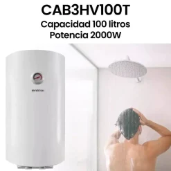 Termo Eléctrico INFINITON 100 Litros Vertical Ajustable CAB3HV100T