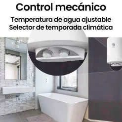 Termo Eléctrico INFINITON 80 Litros Doble Posición Clase C CAB3HV80T