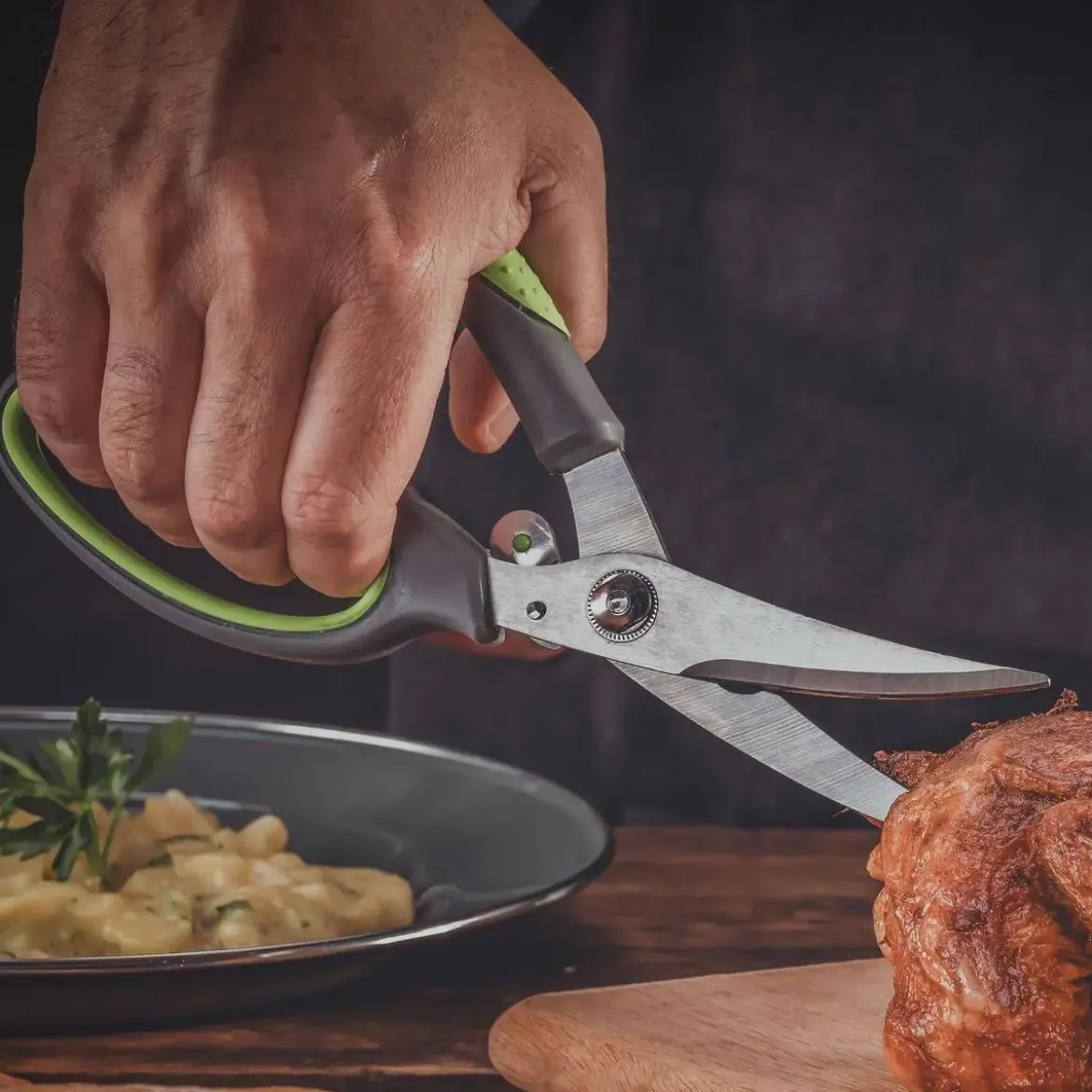Tijeras de Trinchar Pollo 23 cm NIROSTA 48130